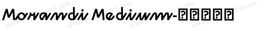 Morandi Medium字体转换